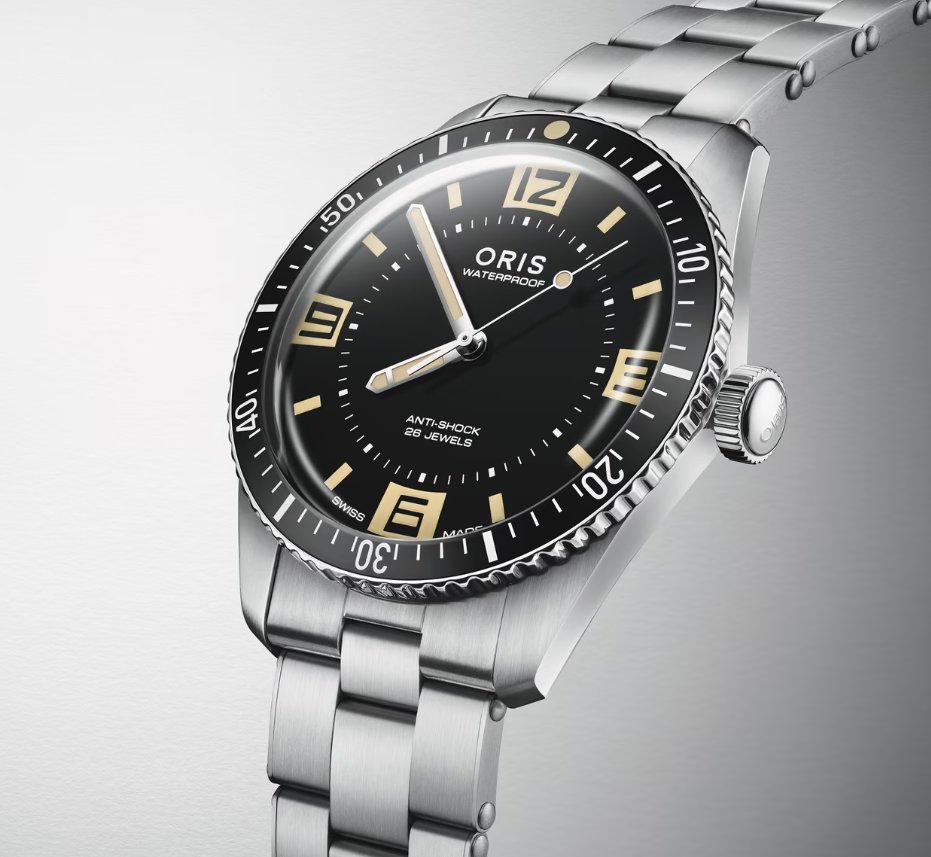 ORIS  Мужские швейцарские часы, автоматический механизм, сталь, 40 мм